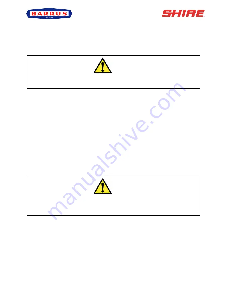 Barrus Shire 30 WB Manual Download Page 33