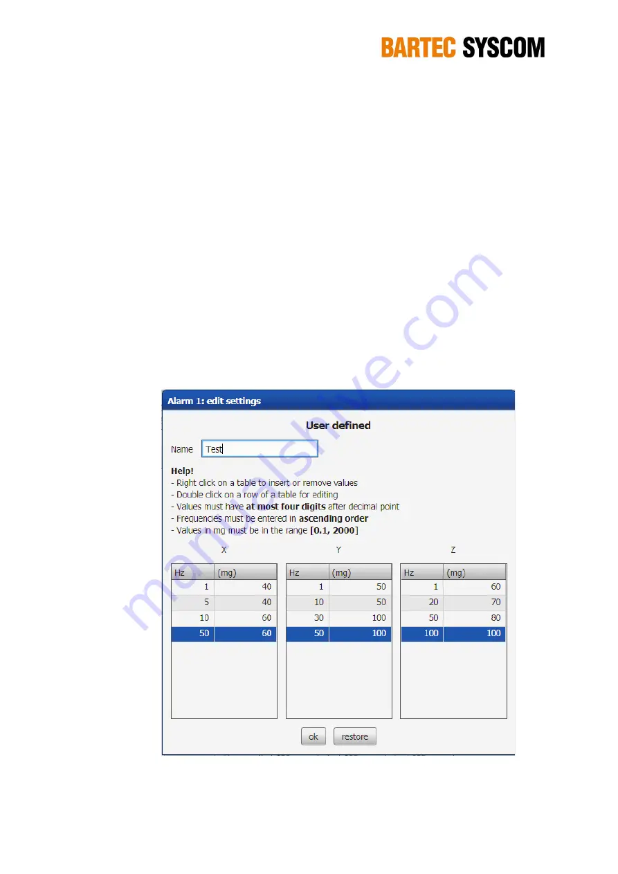 Bartec Syscom MR3000 Series User Manual Download Page 61