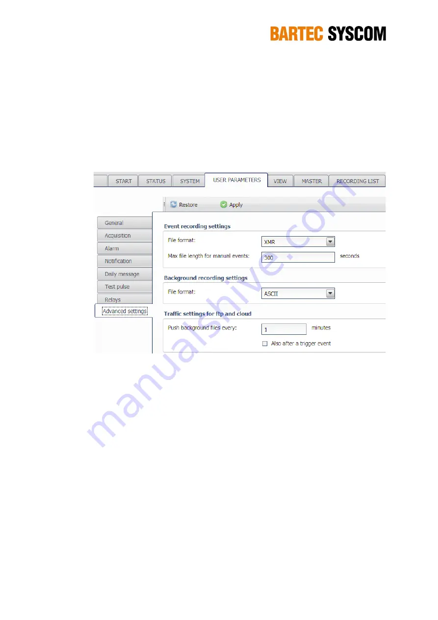 Bartec Syscom MR3000 Series Скачать руководство пользователя страница 69