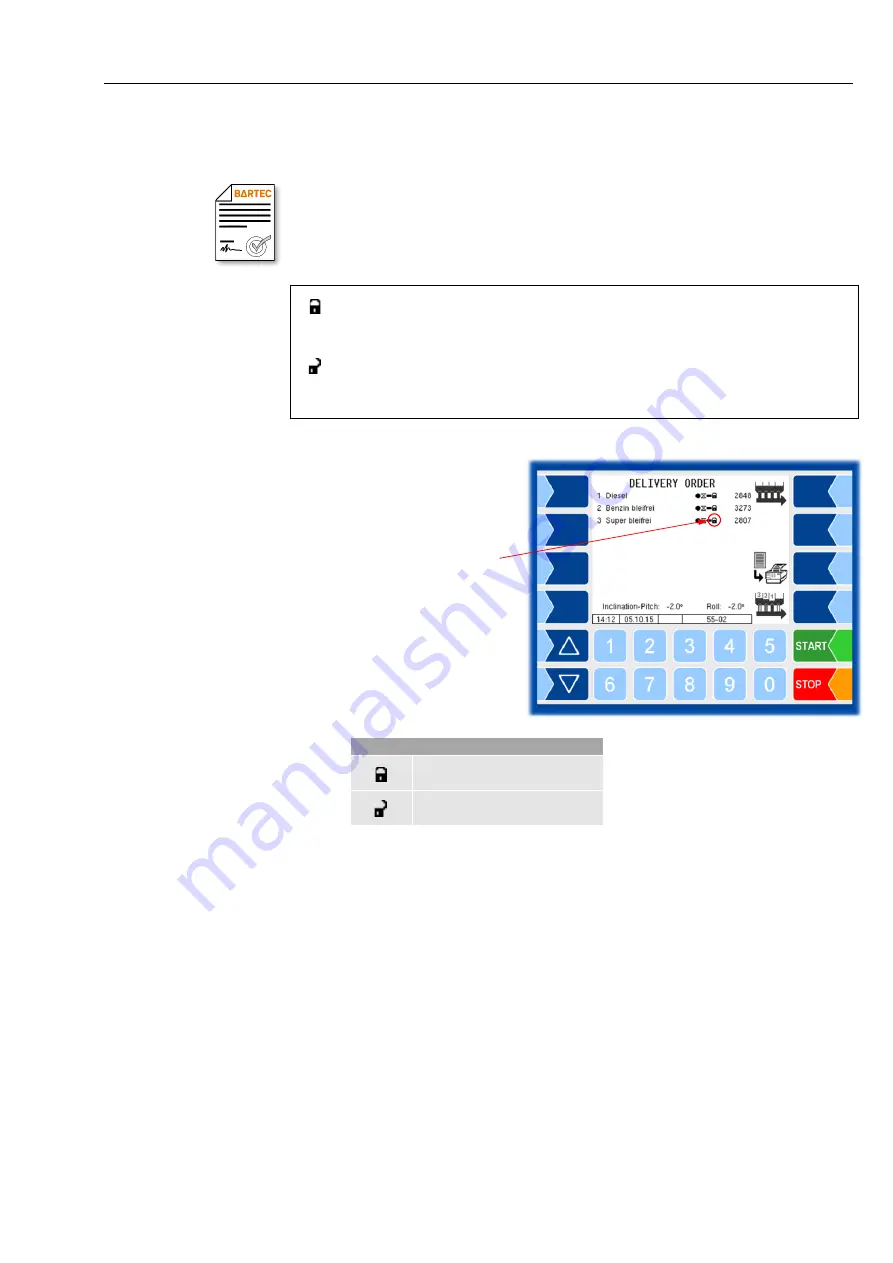 Bartec VOLUTANK Petro 3003 Operating Instructions Manual Download Page 53