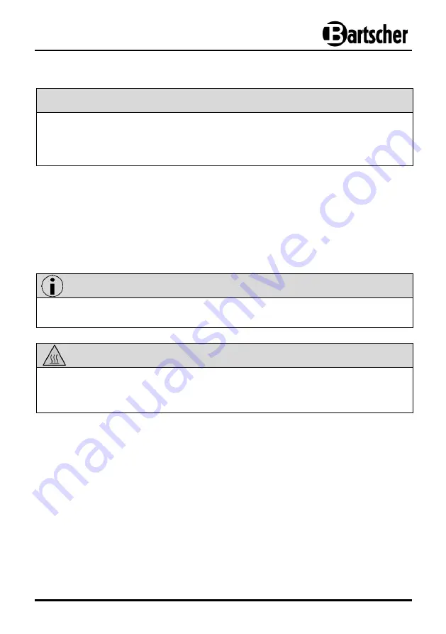 Bartscher 100282 Instruction Manual Download Page 15