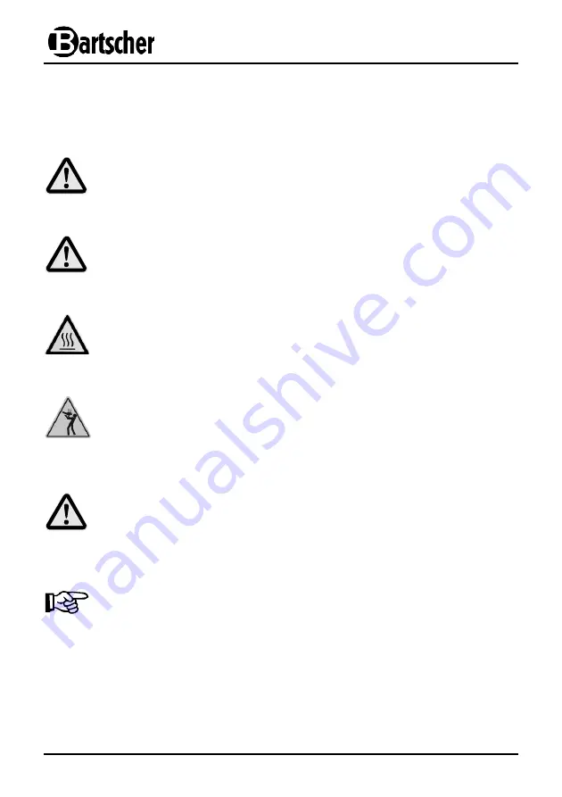 Bartscher 116612 Instruction Manual Download Page 10