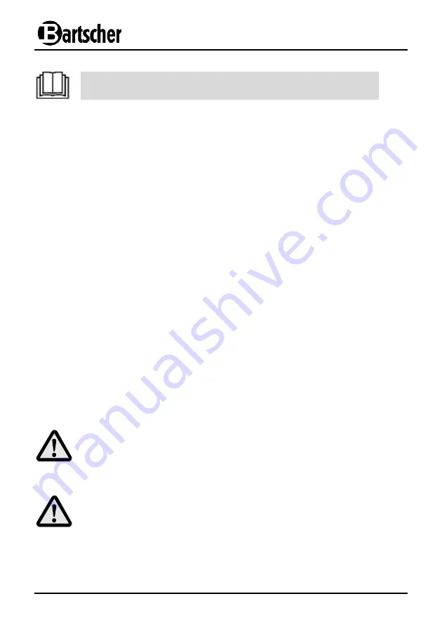 Bartscher 117002 Instruction Manual Download Page 38