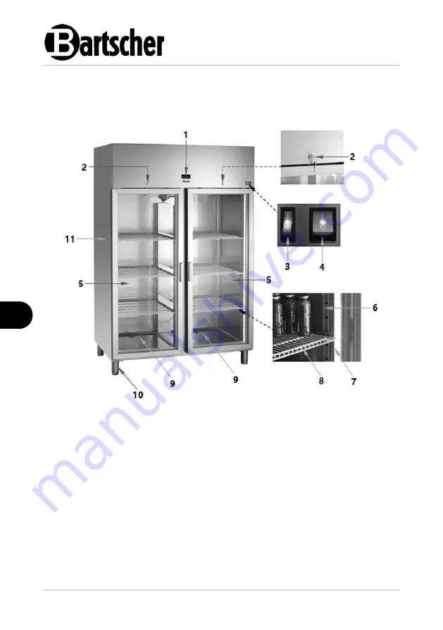 Bartscher 1400 GN210 Manual Download Page 14