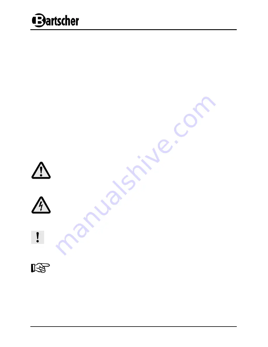 Bartscher 150.340 Instruction Manual Download Page 18