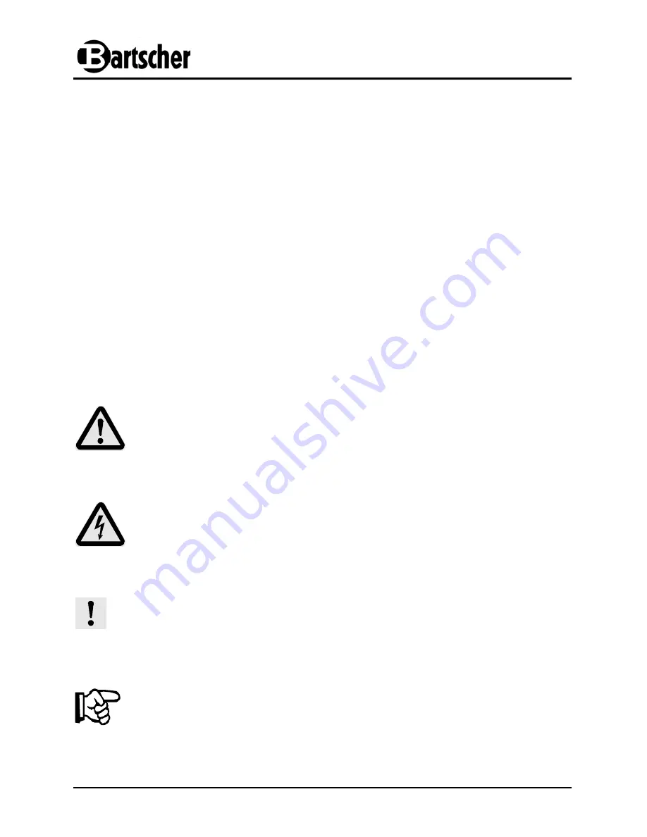 Bartscher 150.340 Instruction Manual Download Page 46