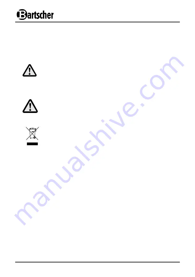 Bartscher 150320 Instruction Manual Download Page 71