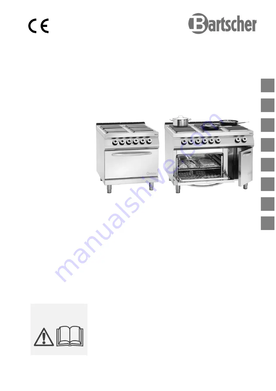 Bartscher 29621 Скачать руководство пользователя страница 1