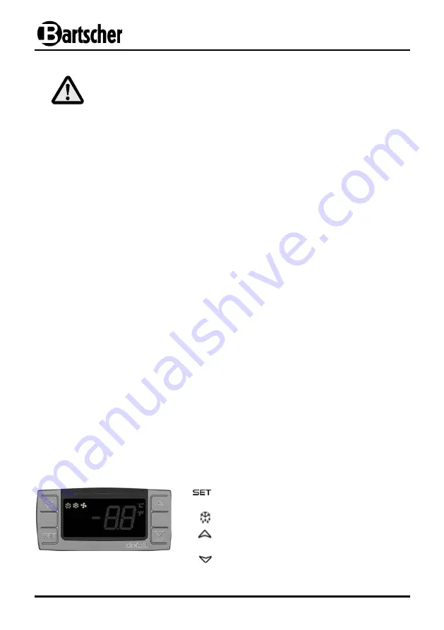 Bartscher 900T2 Series Manual Download Page 17