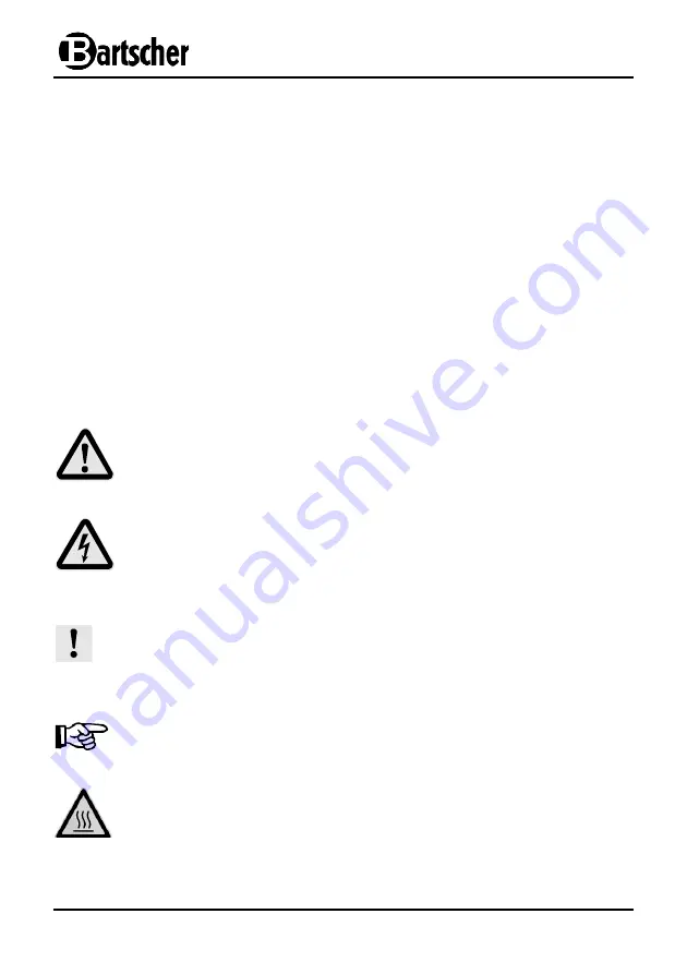 Bartscher A120409 Instruction Manual Download Page 39