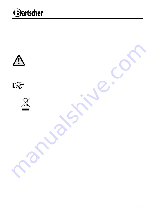 Bartscher AC 433V0 Instruction Manual Download Page 24