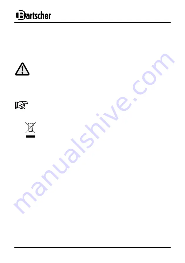 Bartscher AC 433V0 Instruction Manual Download Page 112