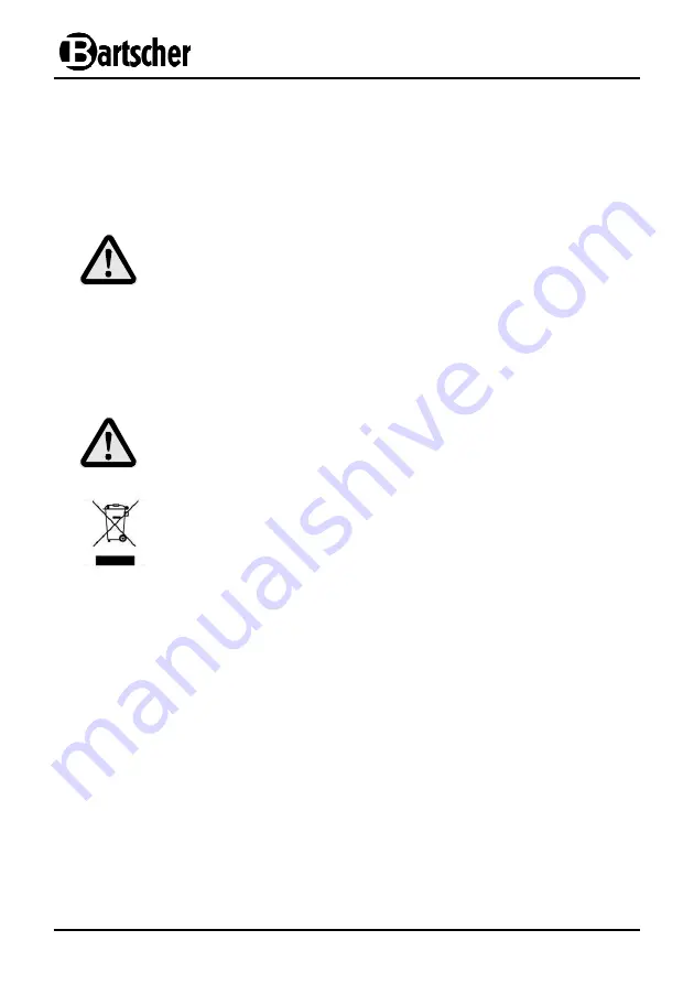 Bartscher Kompakt 300 Instruction Manual Download Page 100