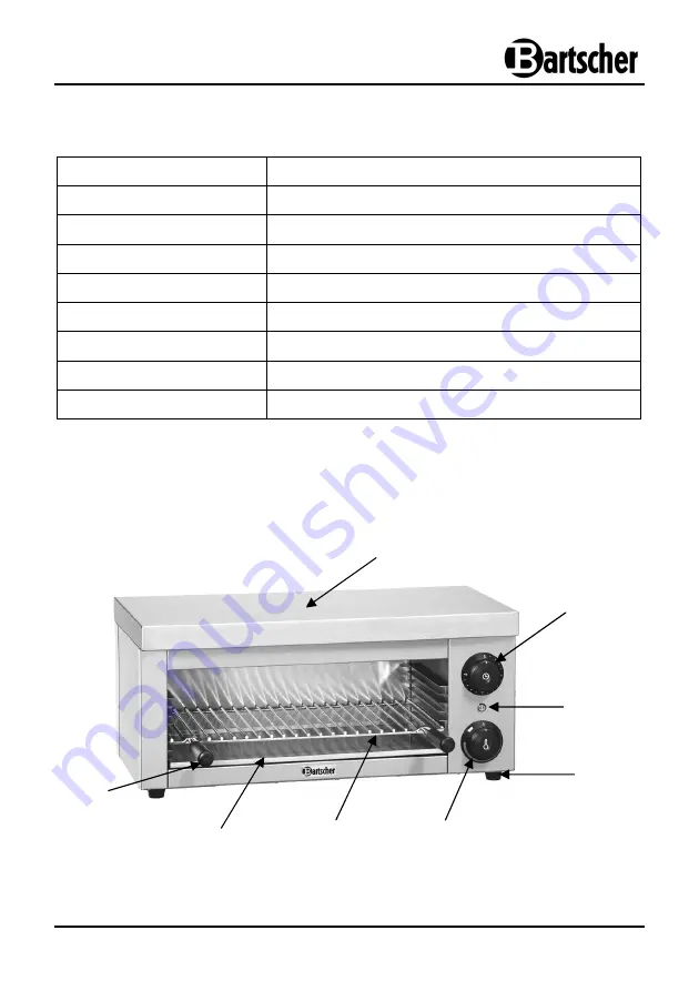 Bartscher Salamander 100 Instruction Manual Download Page 57