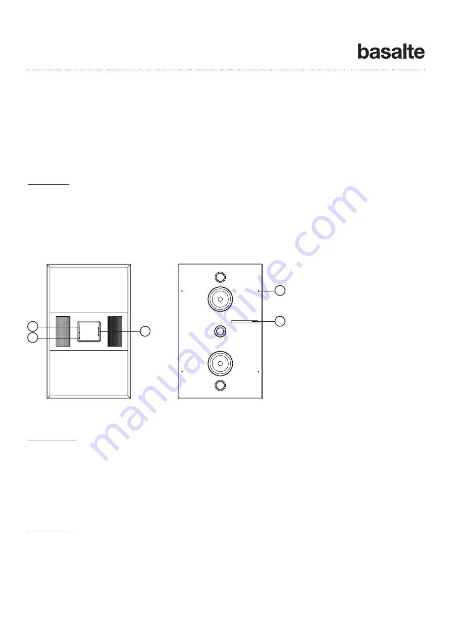 Basalte 502-0 Series Installation Manual Download Page 1