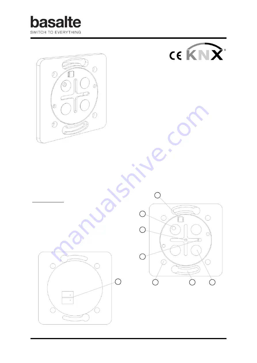 Basalte Sentido KNX Installation Manual Download Page 1