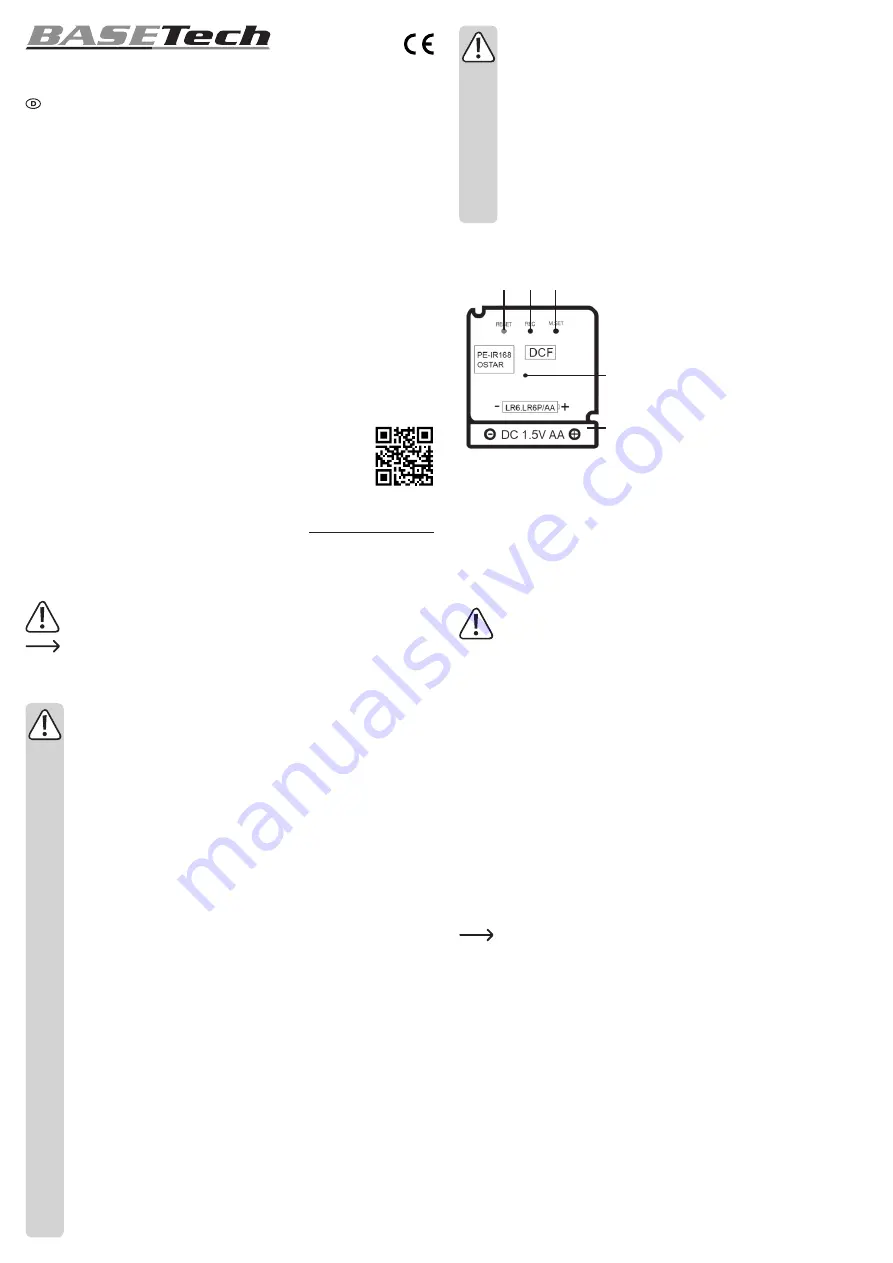 BASETech 1555968 Скачать руководство пользователя страница 1