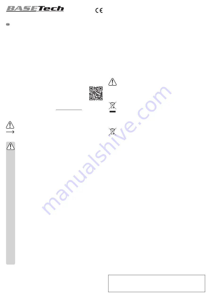 BASETech 1680333 Operating Instructions Download Page 2