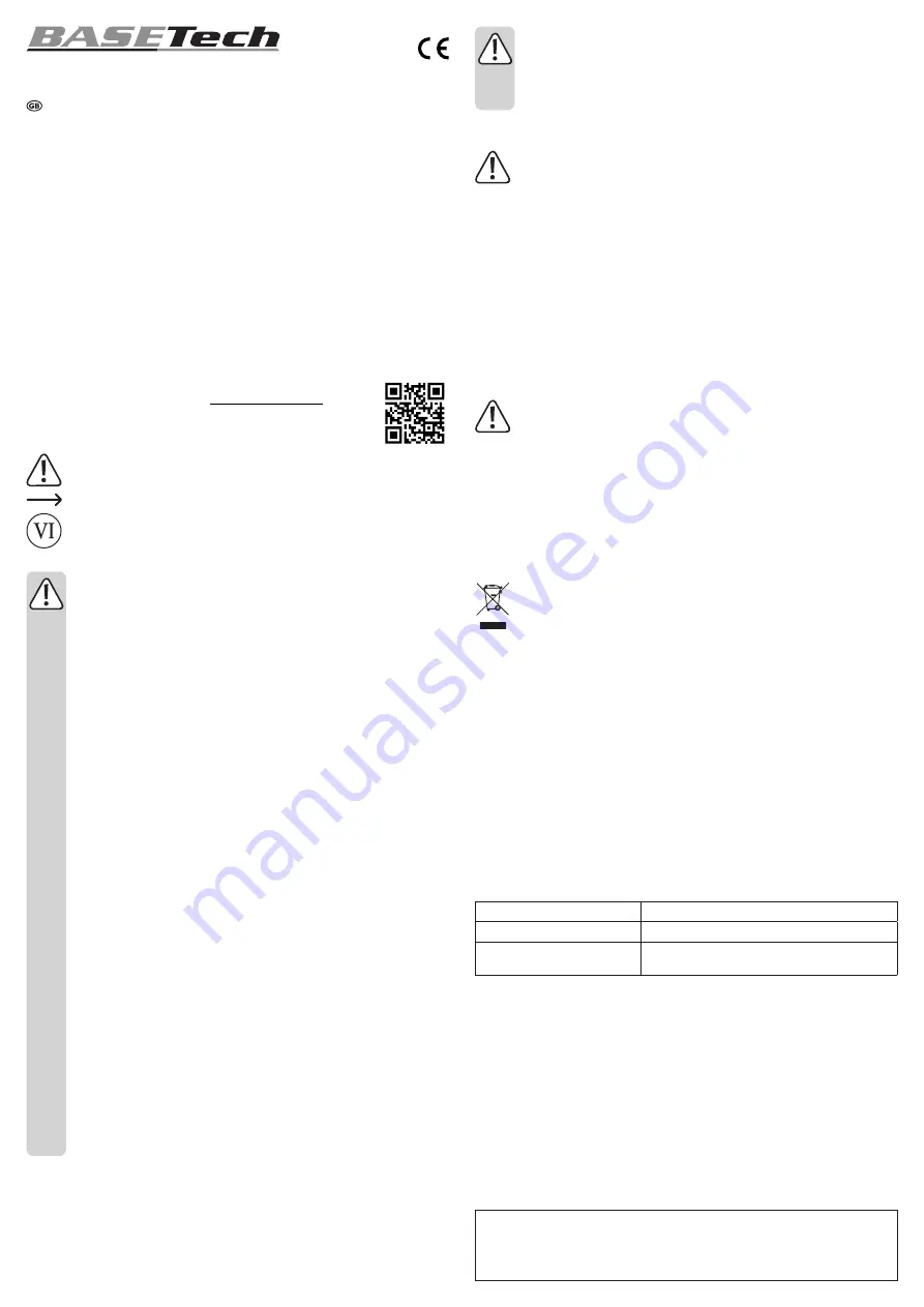 BASETech 2264173 Operating Instructions Download Page 2