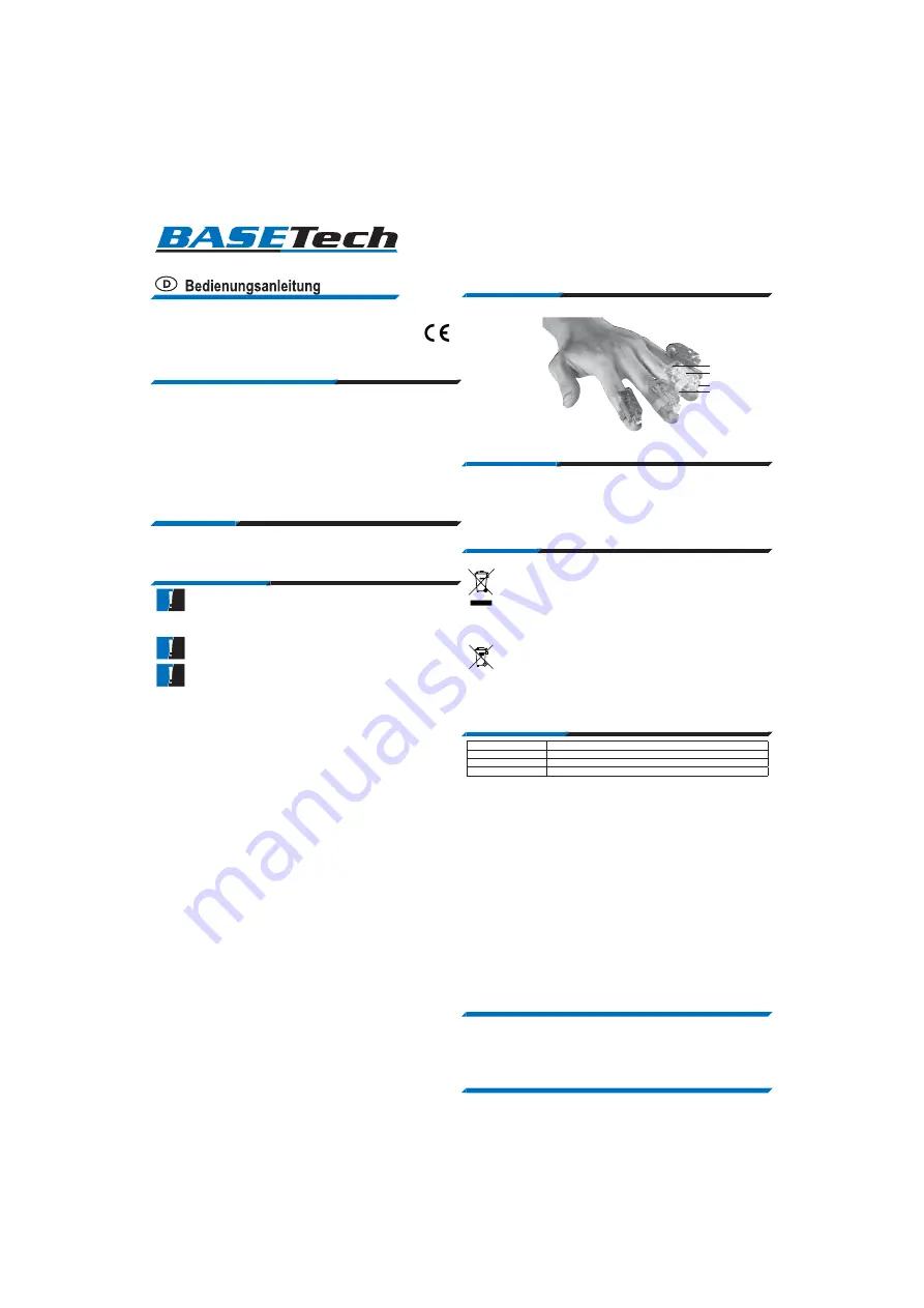 BASETech 56 26 60 Скачать руководство пользователя страница 1