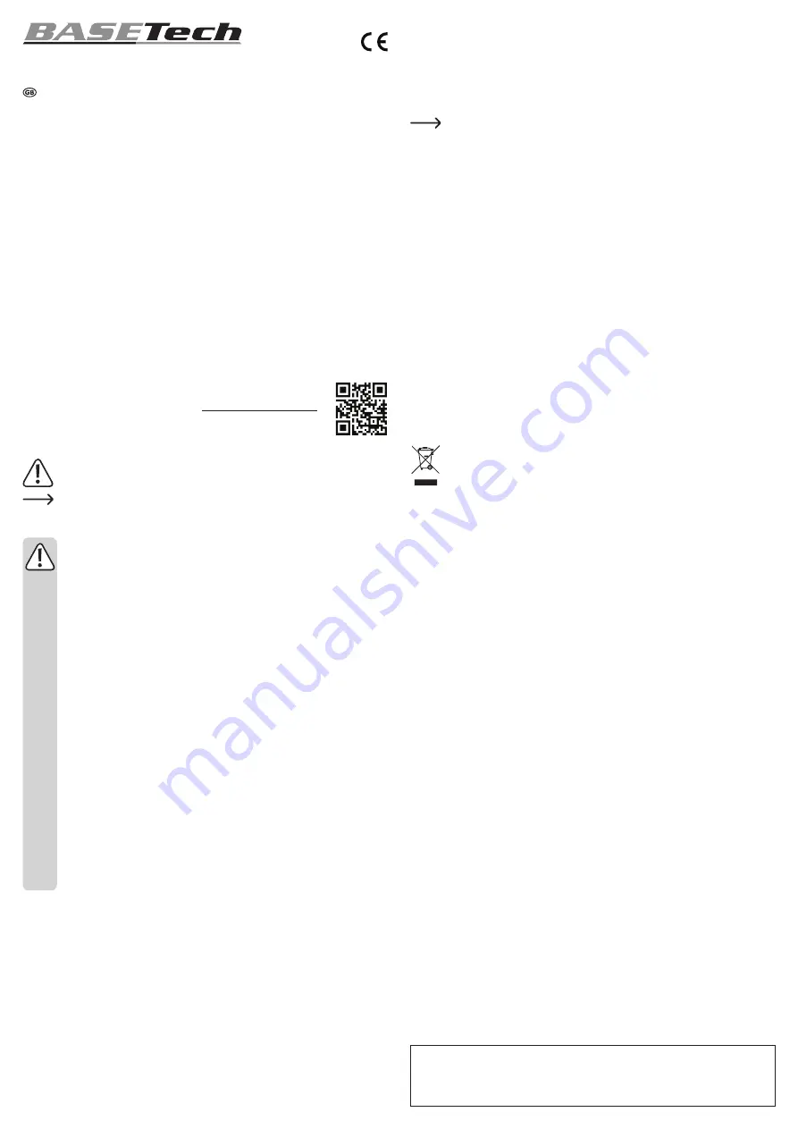 BASETech BN-S11 Operating Instructions Download Page 2