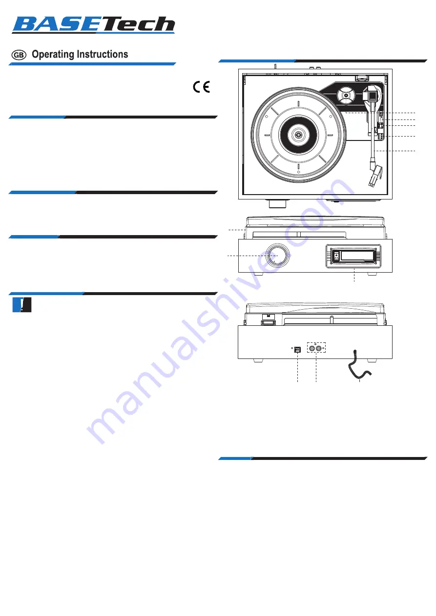 BASETech T-2011 Operating Instructions Manual Download Page 3