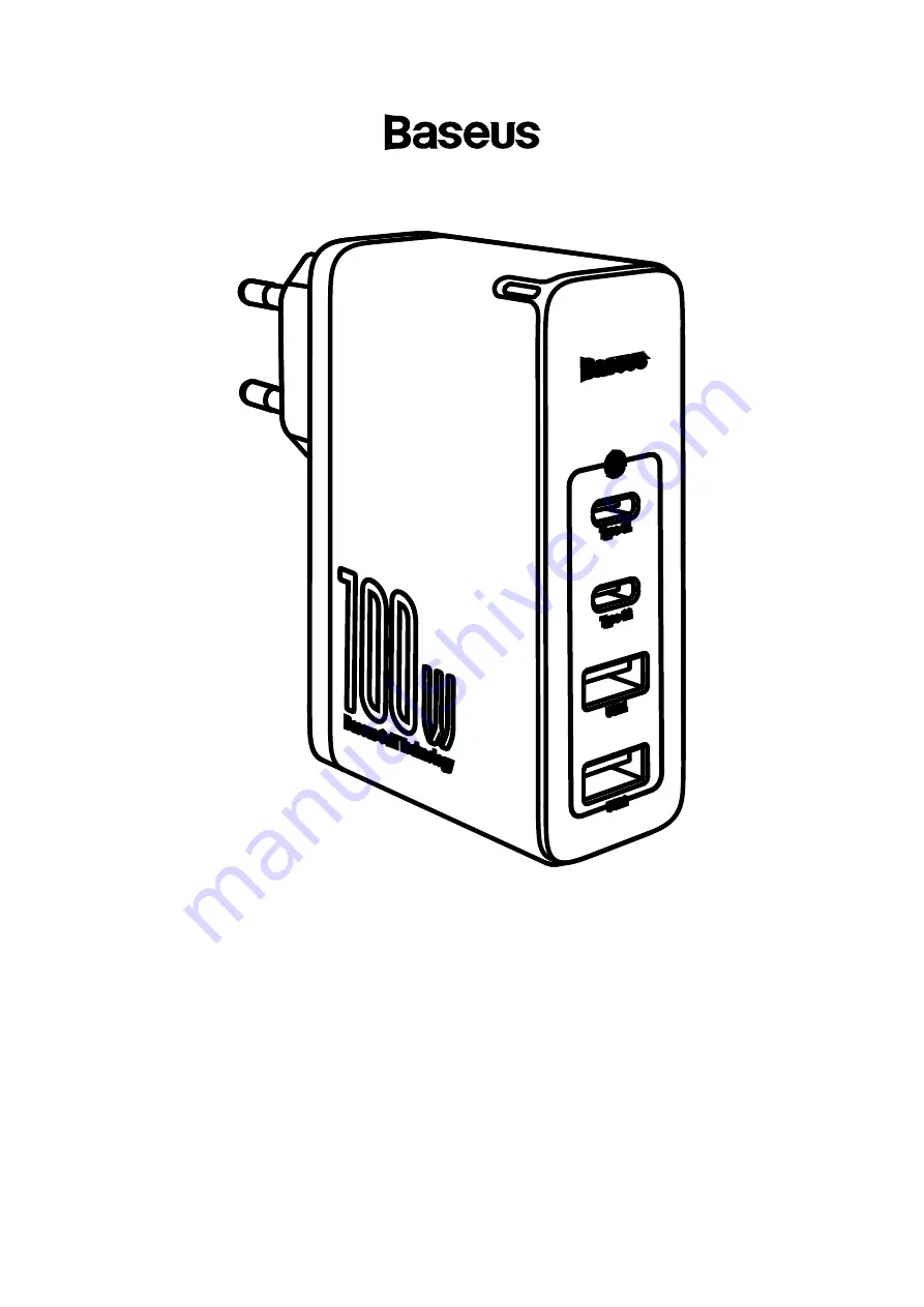 Baseus CCGAN100UE Скачать руководство пользователя страница 1