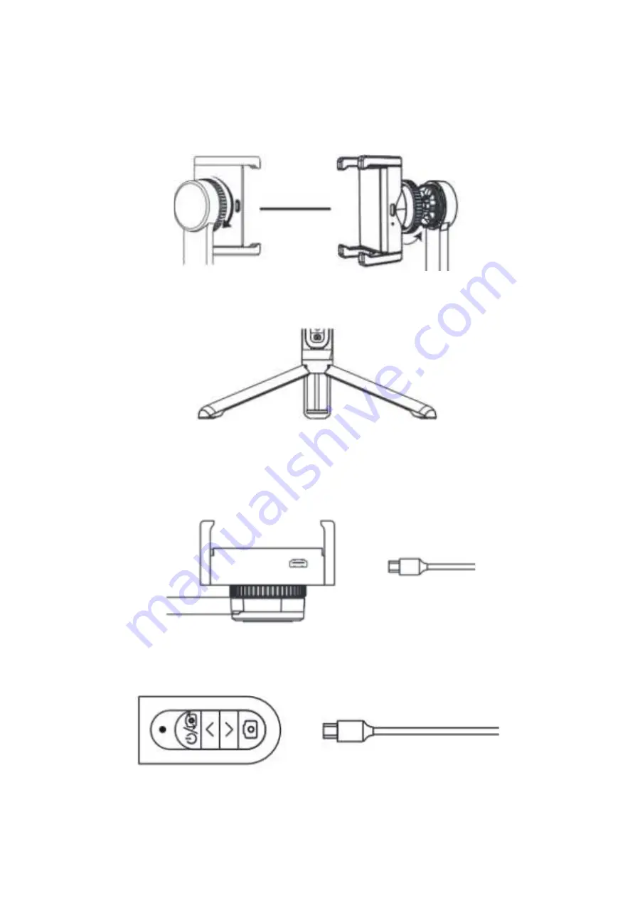 Baseus Lovely Uniaxial Bluetooth Folding Stand Selfie Stabilizer Скачать руководство пользователя страница 6