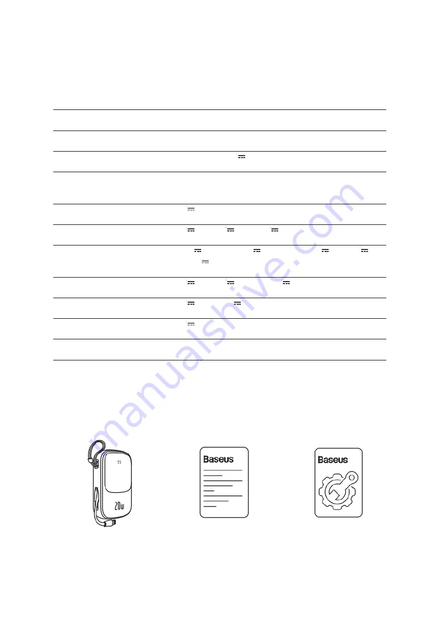 Baseus PPQD-H01 User Manual Download Page 18