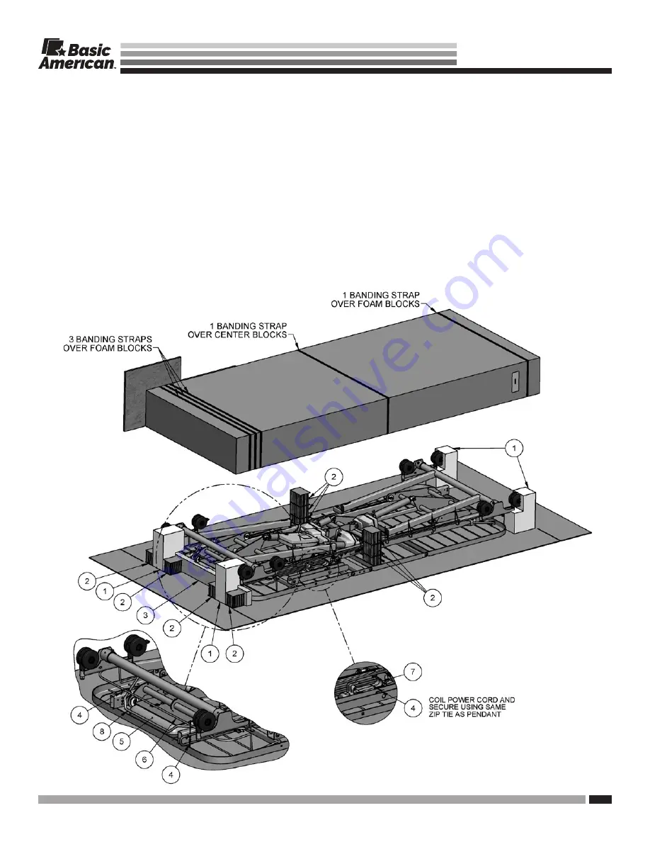 Basic American Matrix 4000 Series Instruction Manual Download Page 9