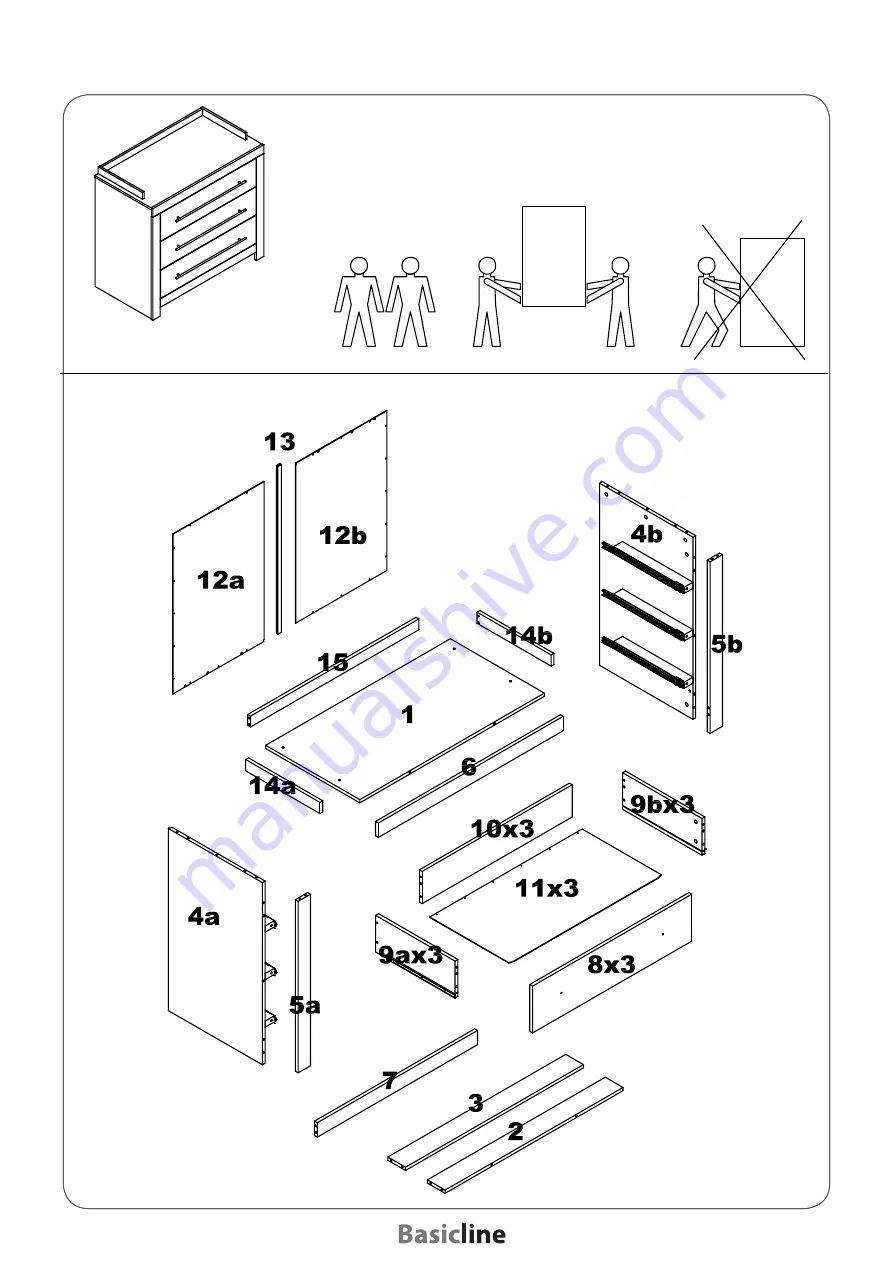 Basic Line VICENZA Chest Скачать руководство пользователя страница 22