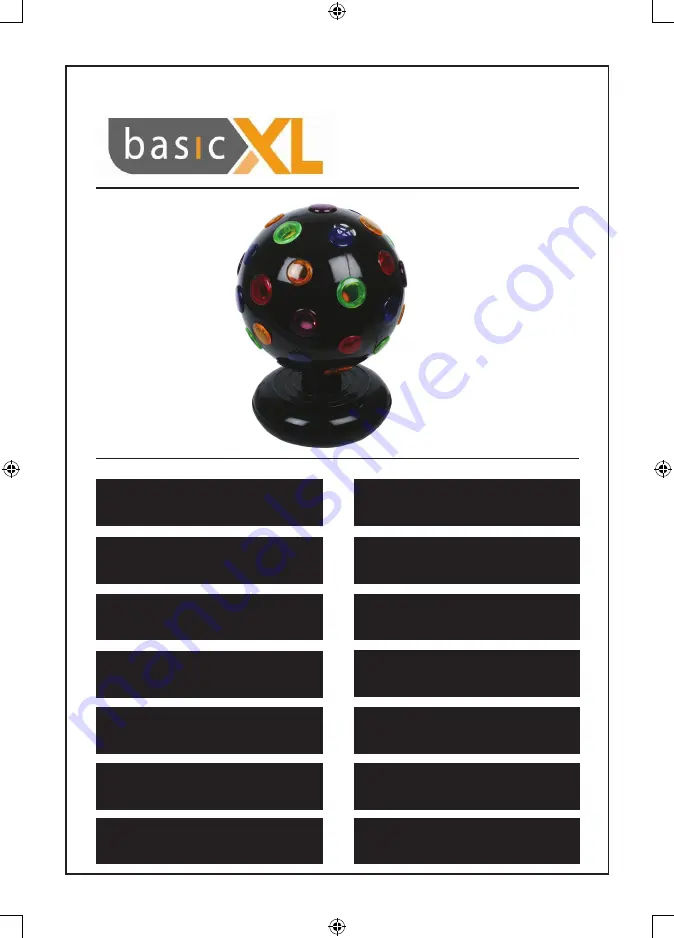 Basic XL BXL-BALL10 Manual Download Page 1