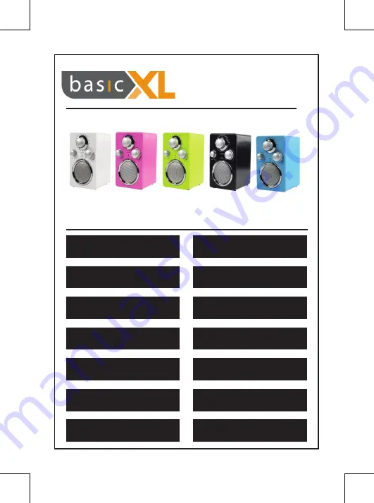 Basic XL BXL-TR10 Manual Download Page 1