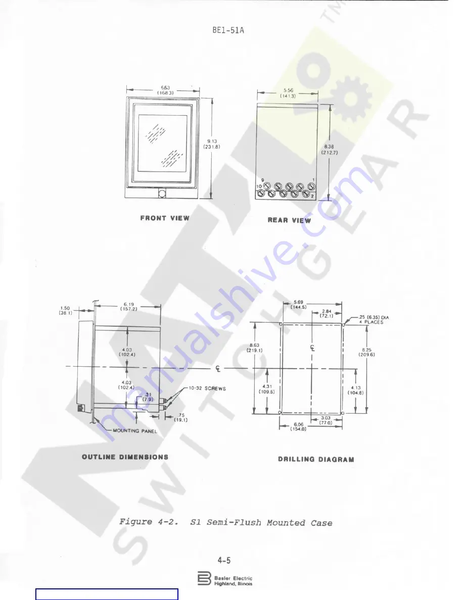 Basler BE1-51A Instruction Manual Download Page 27