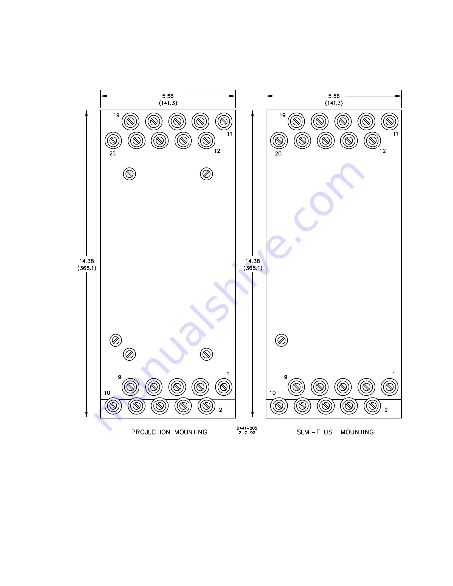 Basler BE1-67 Instruction Manual Download Page 48