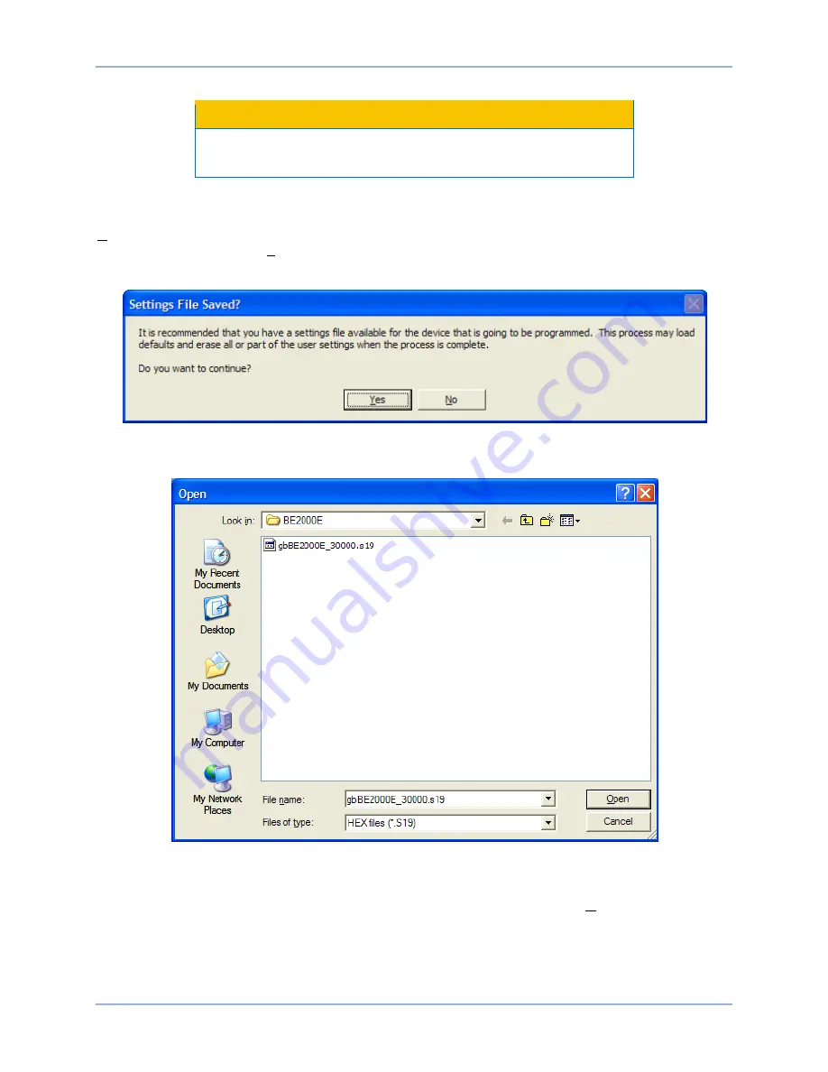 Basler BE2000E Instruction Manual Download Page 66