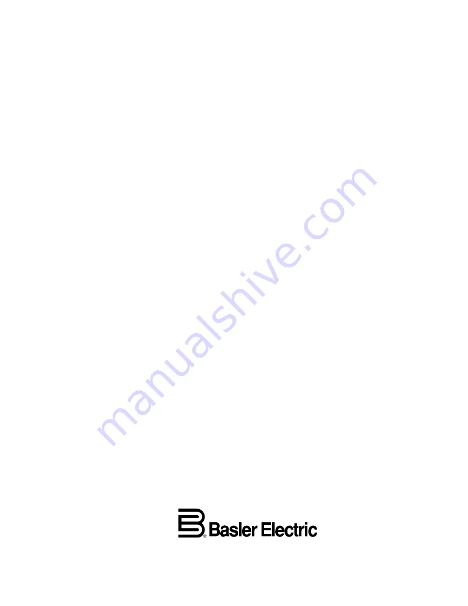 Basler DECS-100 Instruction Manual Download Page 78