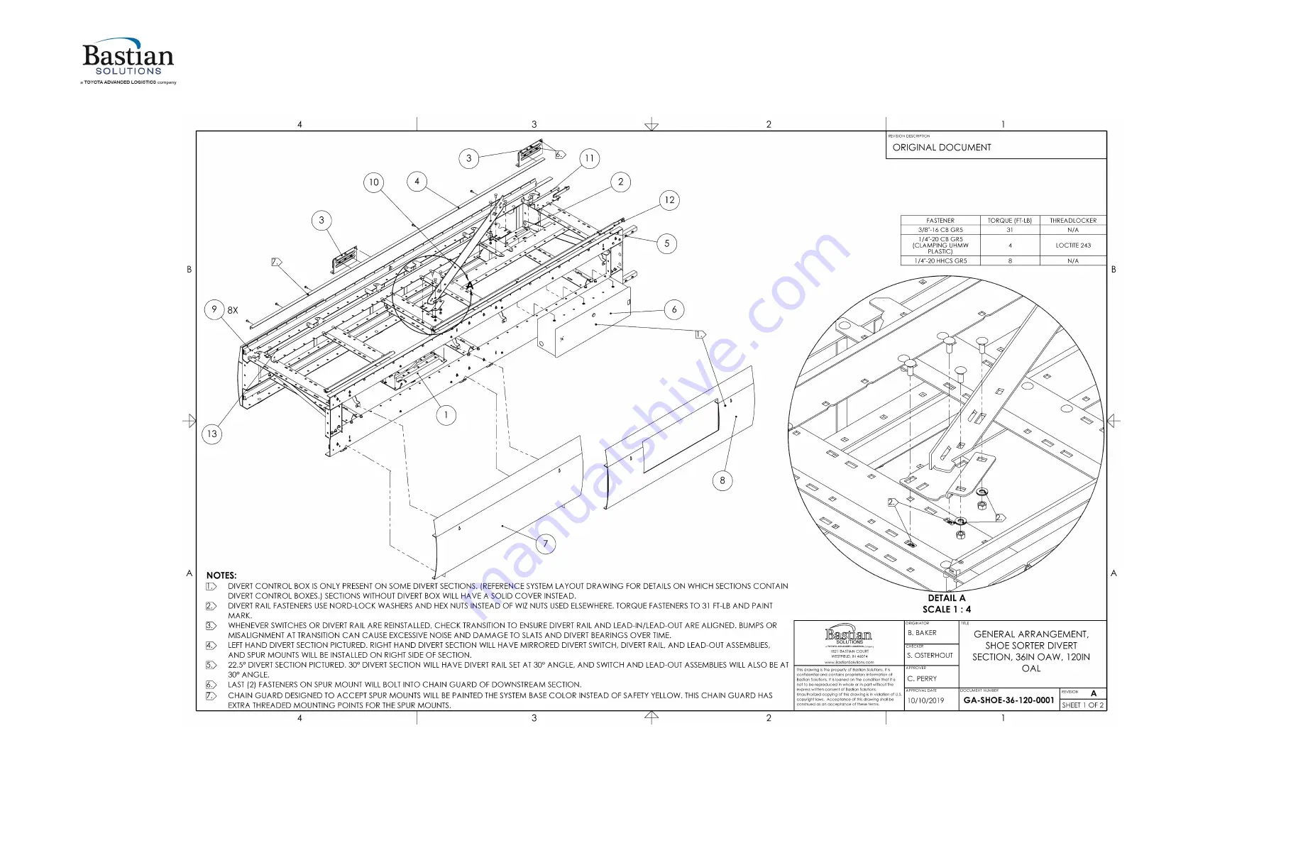 Bastian Solutions Shoe Sorter Installation And Maintenance Manual Download Page 48