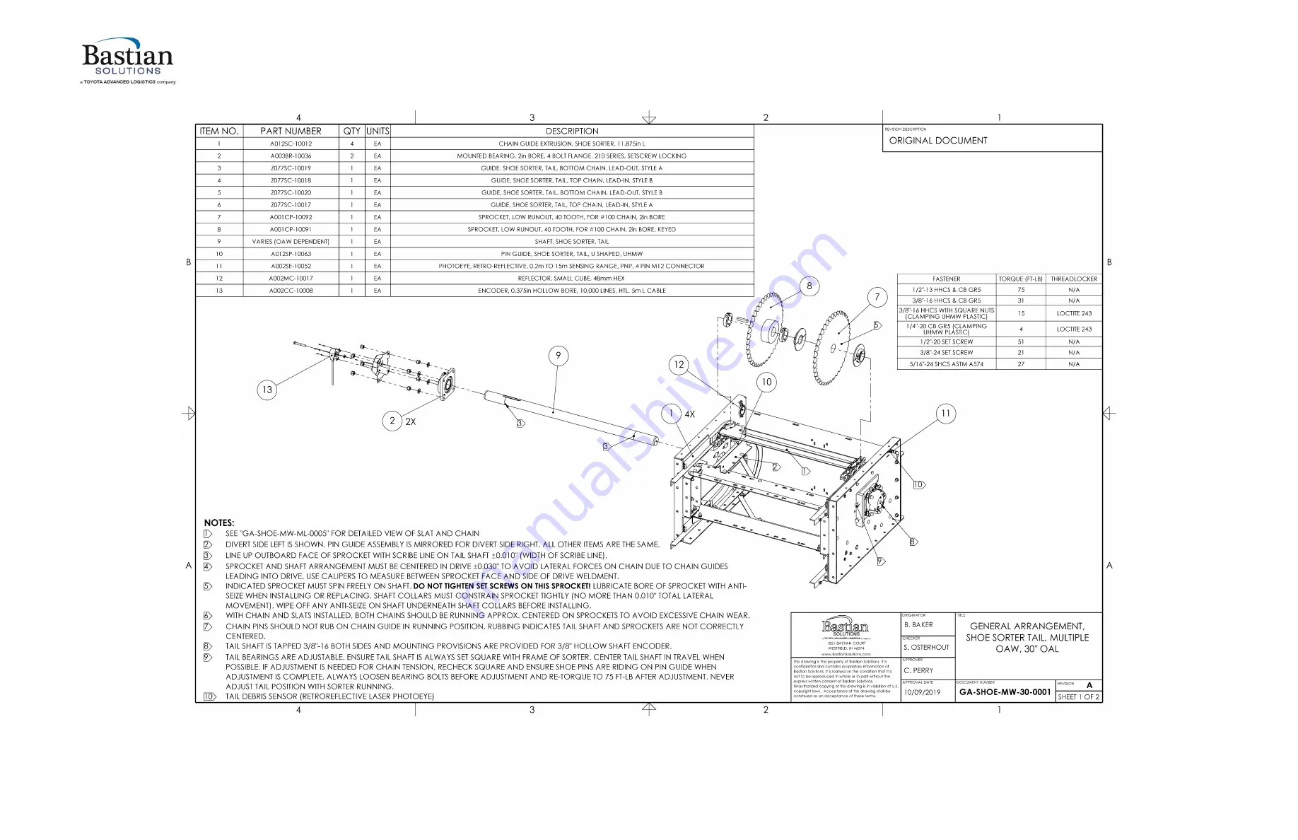 Bastian Solutions Shoe Sorter Installation And Maintenance Manual Download Page 55