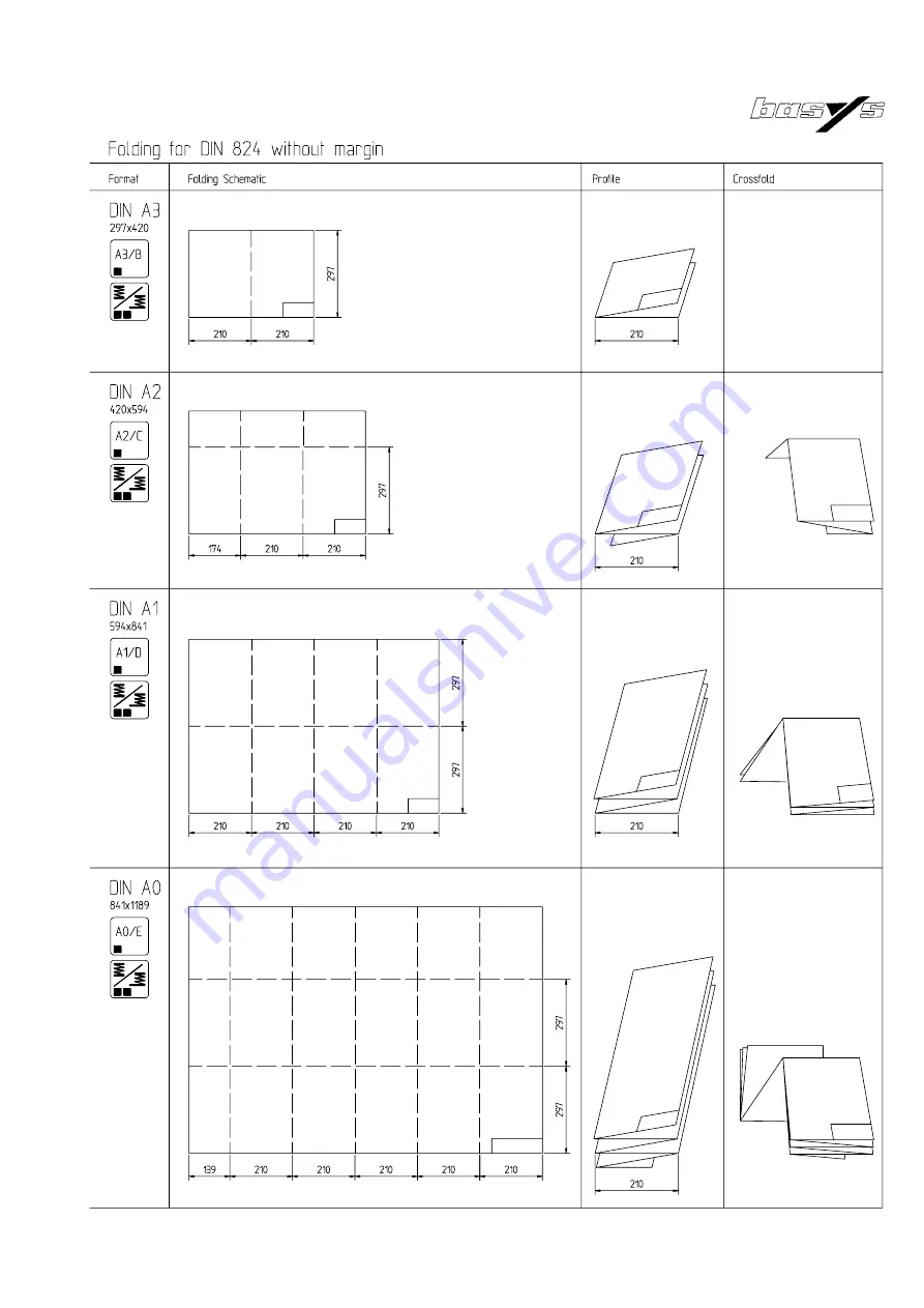 BaSys FOLDJET 2000 General Operations Manual Download Page 8