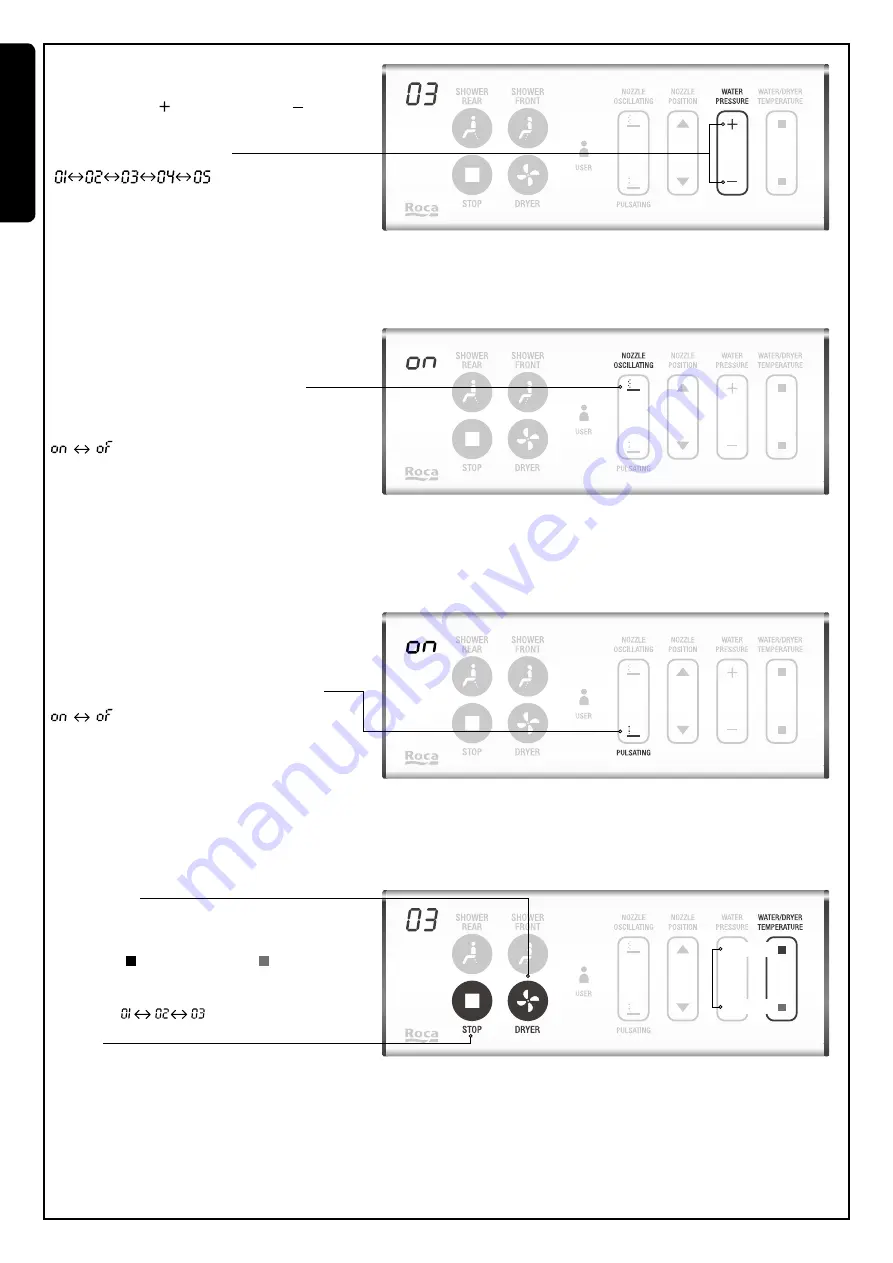 BATEC Roca MULTICLEAN A80400600 Series User Manual Download Page 93