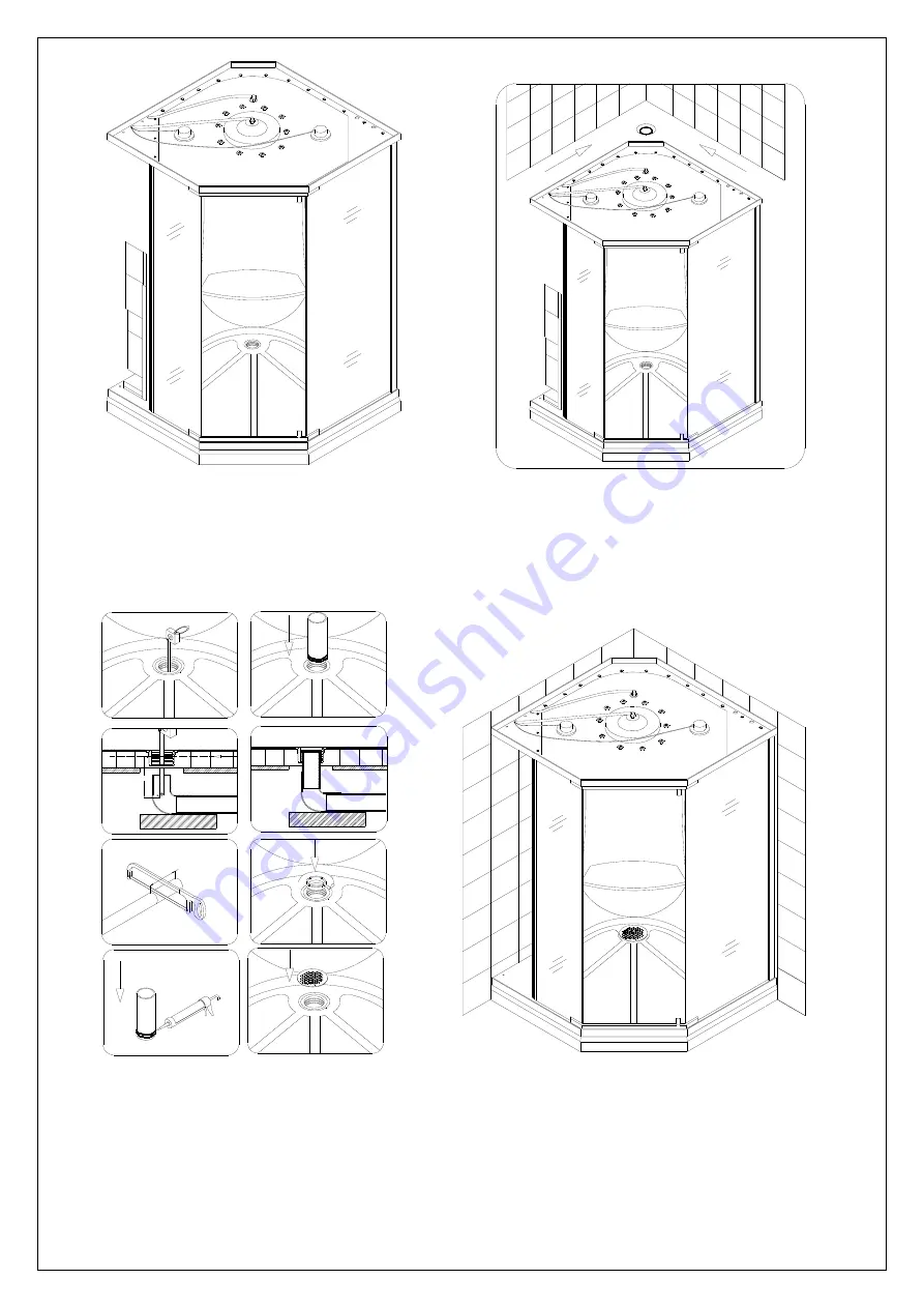 Bath Authority DreamLine Neptune Installation Instructions Manual Download Page 12