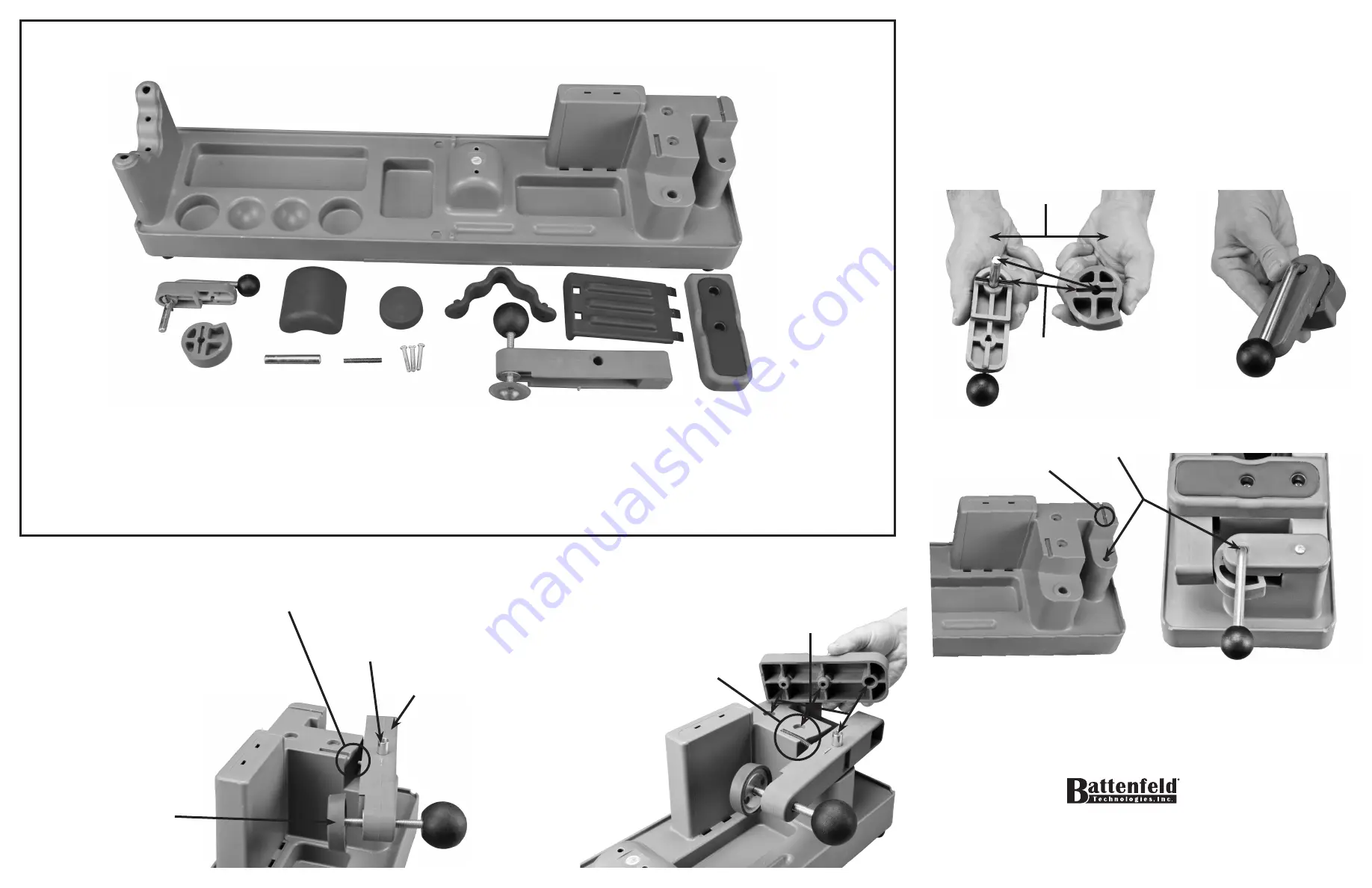 Battenfeld Tipton Gun Vise Скачать руководство пользователя страница 2