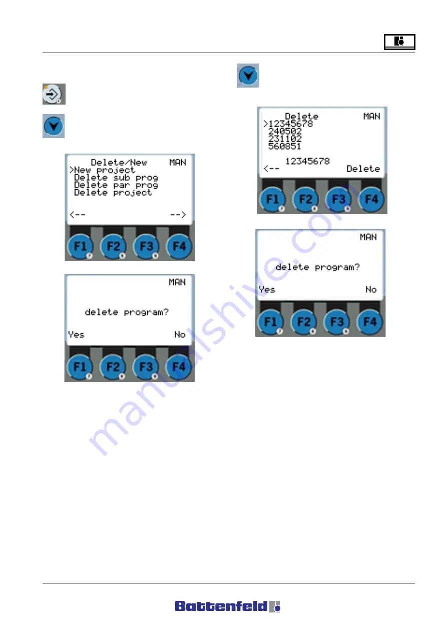 Battenfeld UNILOG B2 Operating Manual Download Page 63