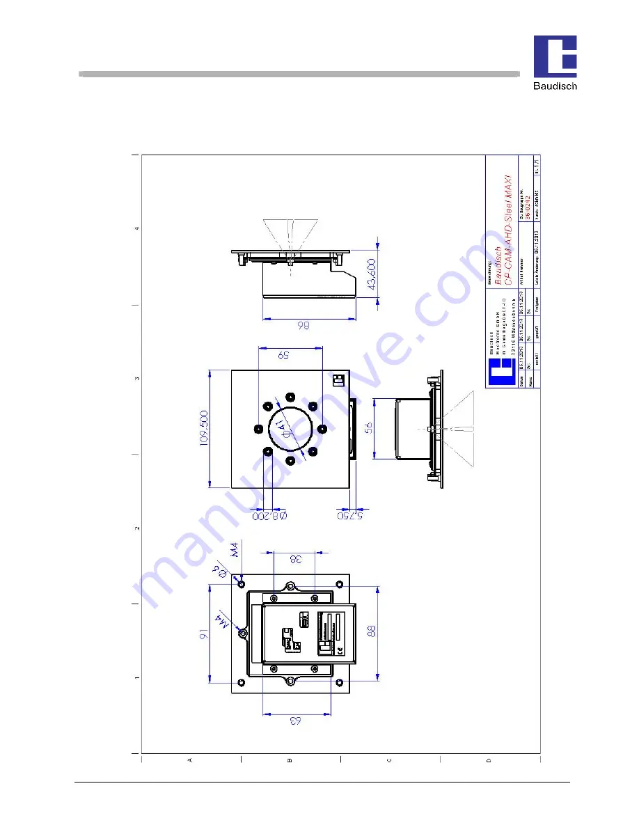 Baudisch CP-CAM-AHD ECO / MAX Manual Download Page 23