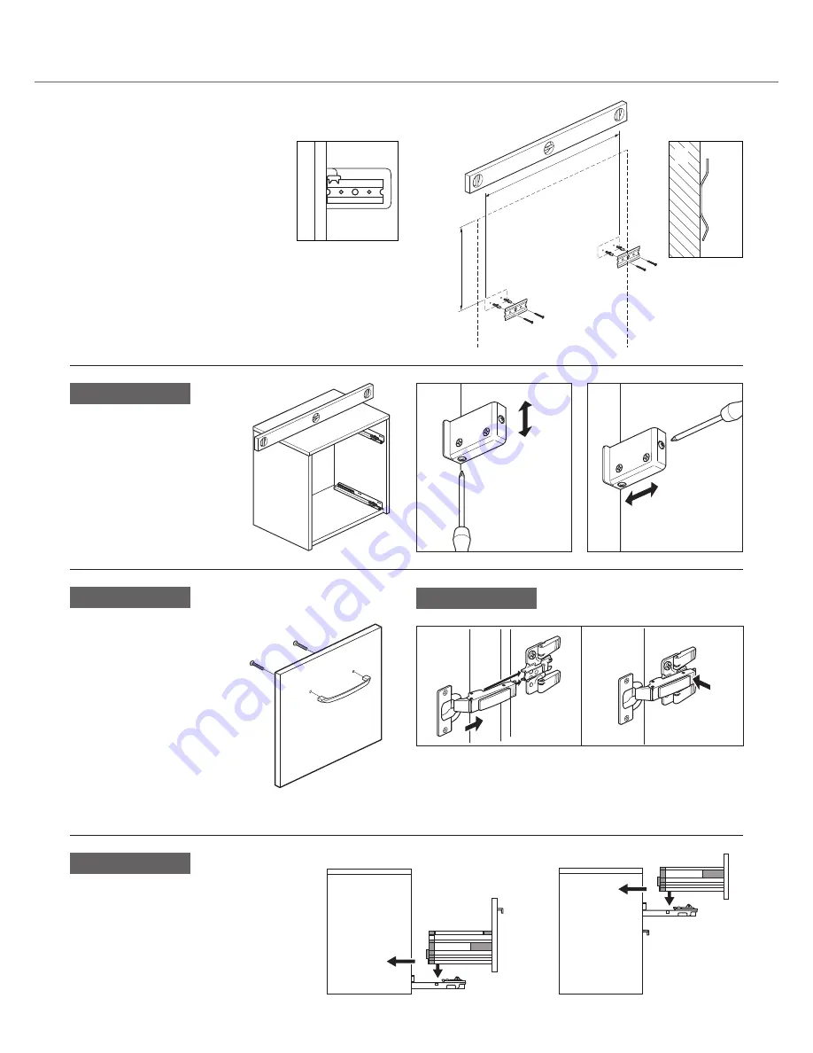 bauhaus 300 Double Drawer Unit Installation Instructions Download Page 3