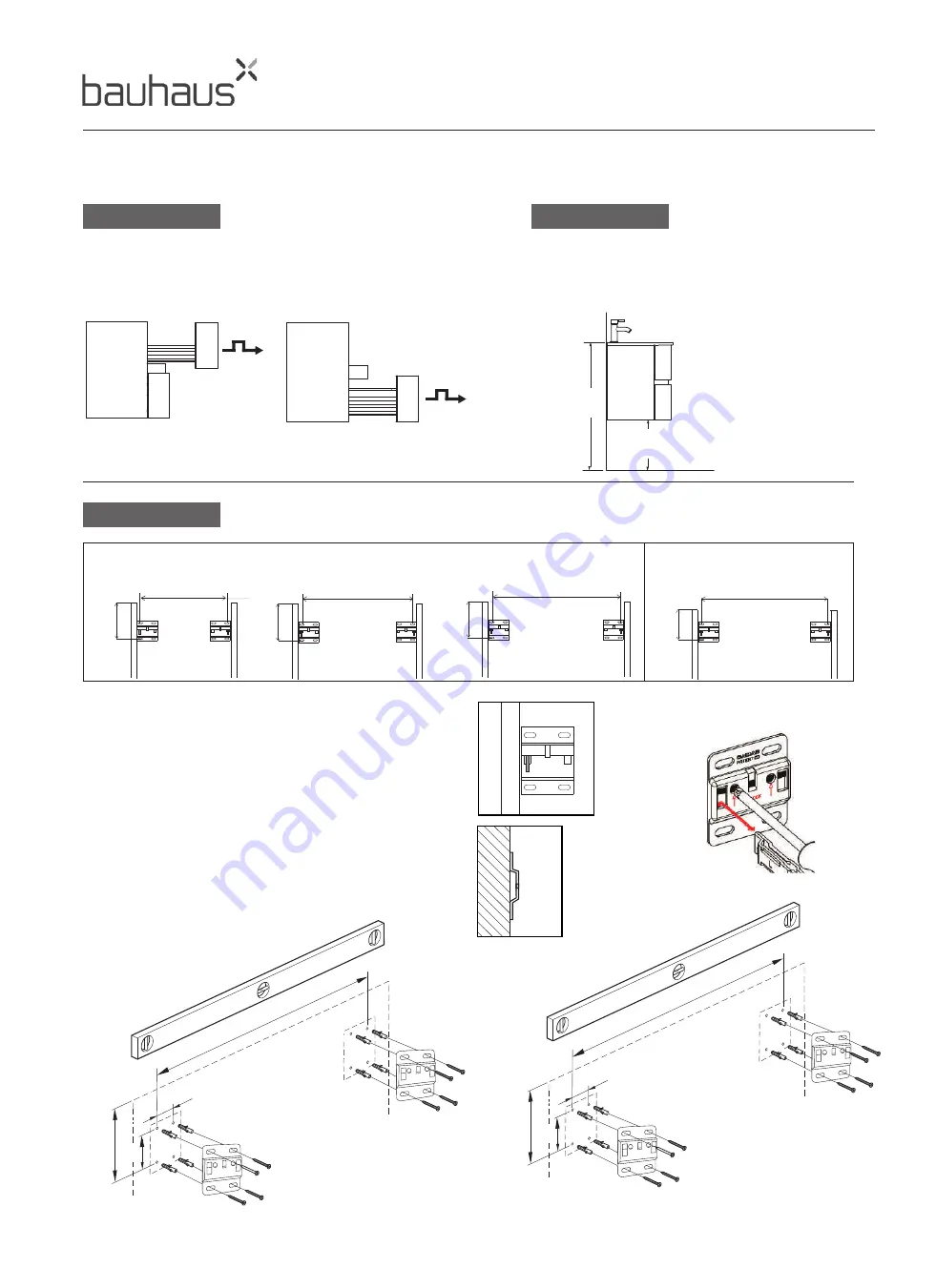 bauhaus SVELTE SE0811SRW Installation Instructions Download Page 2