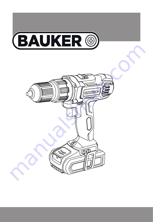 BAUKER CDI218W1 Original Instruction Manual Download Page 1