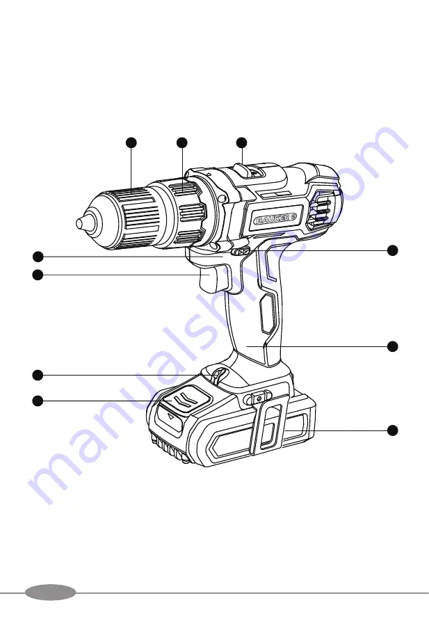 BAUKER CDI218W1 Original Instruction Manual Download Page 10