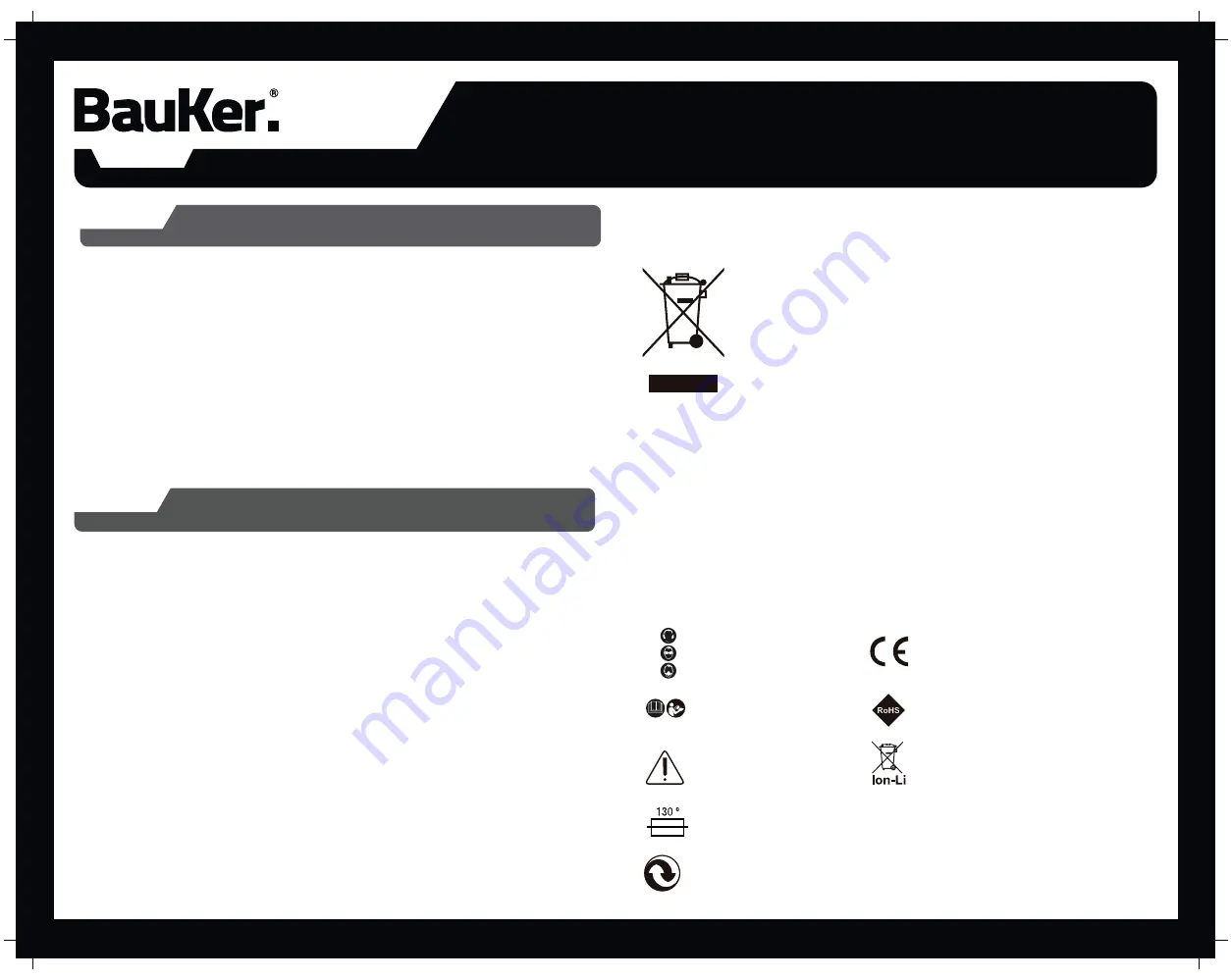 BAUKER CMS185S Скачать руководство пользователя страница 15